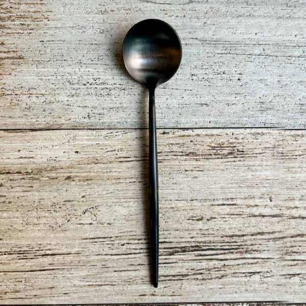 Matte Black Soup Spoon / Pasta