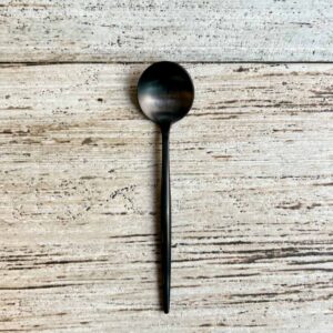 Matte Black Teaspoon / Coffee / Dessert