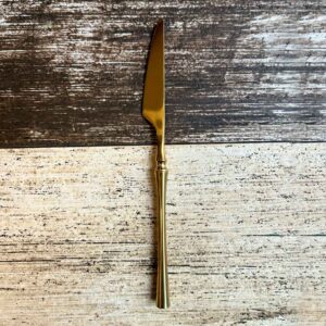 Mirrored Gold Dinner knife